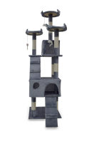 Drapak drzewko Legowisko Wieża dla Kota 170cm Jasnoszary
