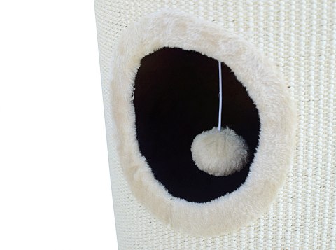 Drapak/Tuba/ Wieża/ Legowisko dla Kota 50cm Beżowa Drapak/Tuba/ Wieża/ Legowisko dla Kota 50cm Beżowa