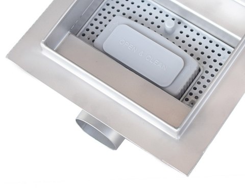 Odpływ kwadratowy Minimalistyczny Ściek wodny 15x15 Odpływ kwadratowy Minimalistyczny Ściek wodny 15x15