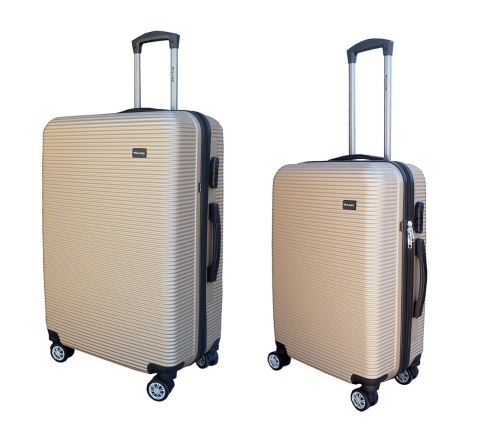 ZESTAW WALIZEK XL + L KOLOR CHAMPAGNE ZESTAW WALIZEK XL + L KOLOR CHAMPAGNE