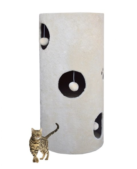 Drapak/Tuba/ Wieża/ Legowisko dla Kota 78cm Beżowy Drapak/Tuba/ Wieża/ Legowisko dla Kota 78cm Beżowy
