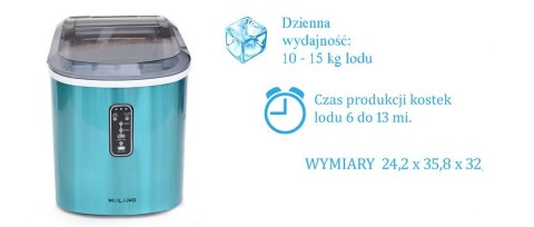 Kostkarka do lodu Stołowa Maszynka Do Lodu Niebieska Kostkarka do lodu Stołowa Maszynka Do Lodu Niebieska