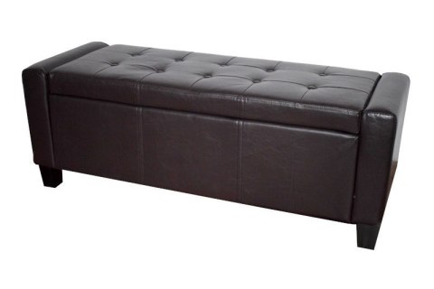 Sofa mała brązowa pufa Sofa mała brązowa pufa