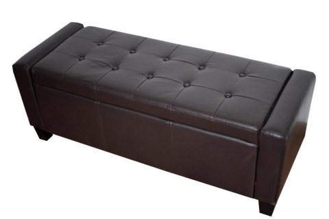 Sofa mała brązowa pufa Sofa mała brązowa pufa