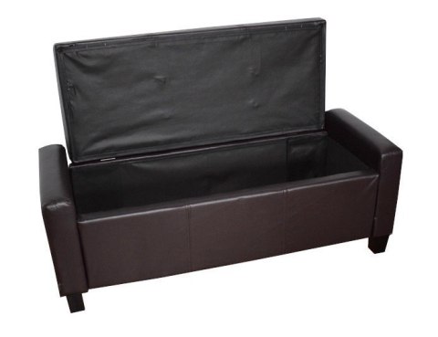 Sofa mała brązowa pufa Sofa mała brązowa pufa