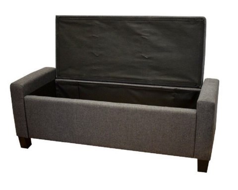 Sofa mała ciemnoszara pufa Sofa mała ciemnoszara pufa