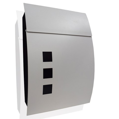 SKRZYNKA POCZTOWA NA LISTY PÓŁOKRĄGŁA BIAŁA MODERN DESIGN SKRZYNKA POCZTOWA NA LISTY PÓŁOKRĄGŁA BIAŁA MODERN DESIGN