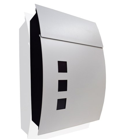 SKRZYNKA POCZTOWA NA LISTY PÓŁOKRĄGŁA BIAŁA MODERN DESIGN SKRZYNKA POCZTOWA NA LISTY PÓŁOKRĄGŁA BIAŁA MODERN DESIGN