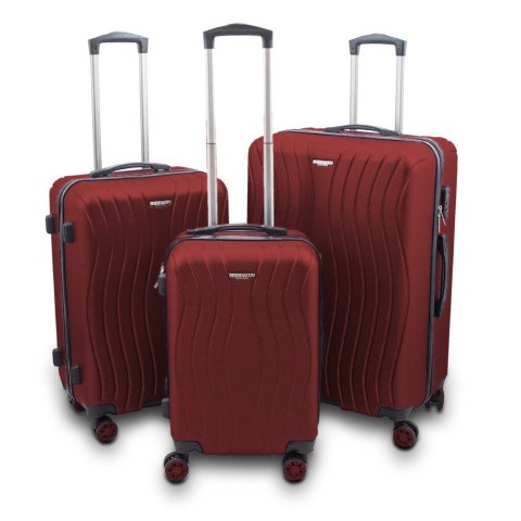 Nowoczesny set walizek z portem USB HIT Nowoczesny set walizek z portem USB HIT