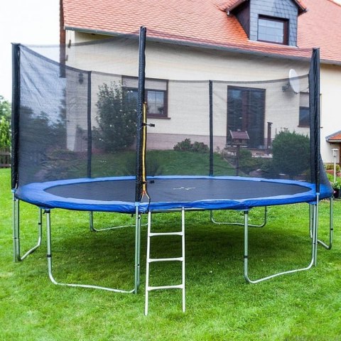 TRAMPOLINA 400 cm + DRABINKA + SIATKA + OSŁONA TRAMPOLINA 400 cm + DRABINKA + SIATKA + OSŁONA
