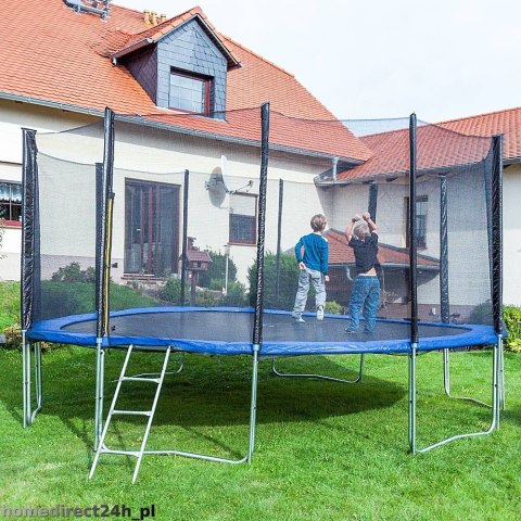 TRAMPOLINA 490 cm + DRABINKA + SIATKA + OSŁONA TRAMPOLINA 490 cm + DRABINKA + SIATKA + OSŁONA