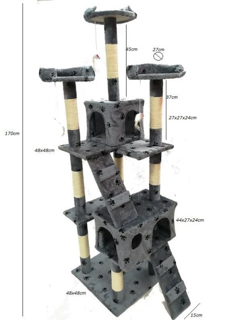 Drapak legowisko domek drzewko dla kota 170 Drapak legowisko domek drzewko dla kota 170