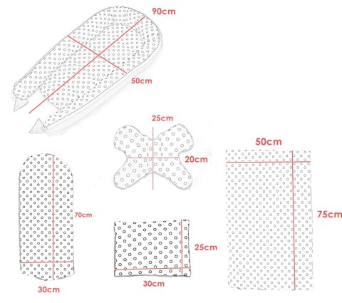 Kokon niemowlęcy 50x90, kojec, gniazdko Kokon niemowlęcy 50x90, kojec, gniazdko