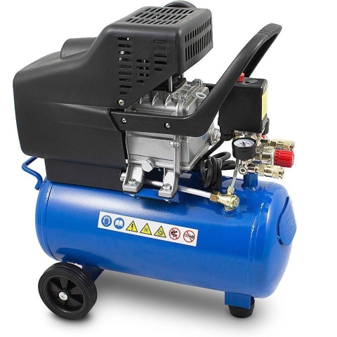 ZESTAW Sprężarka 24L 1500W 8 Bar +Akcesoria 8 elementów ZESTAW Sprężarka 24L 1500W 8 Bar +Akcesoria 8 elementów