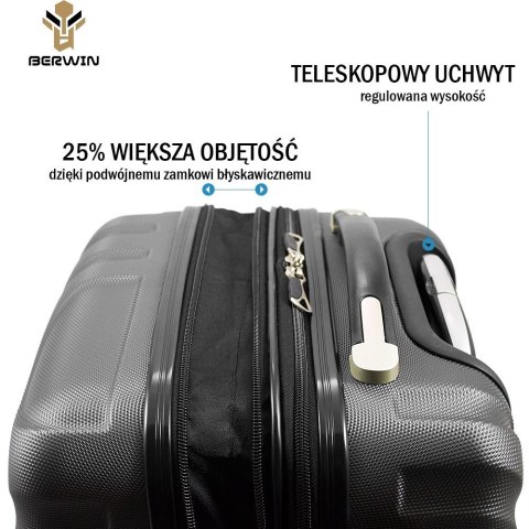 ZESTAW WALIZEK M L XL CZARNE WALIZKI ZESTAW WALIZEK M L XL CZARNE WALIZKI