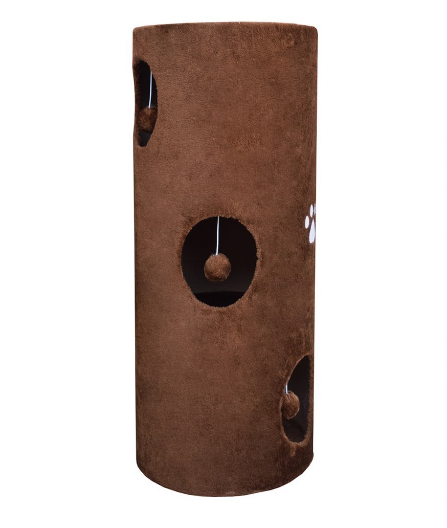 Drapak/Tuba/ Wieża dla Kota 100cm Brązowy S Drapak/Tuba/ Wieża dla Kota 100cm Brązowy S
