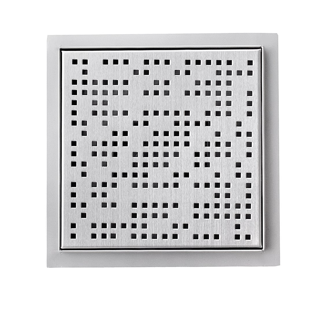 Odpływ kwadratowy krata ściekowa prysznicowa 25x25 Odpływ kwadratowy krata ściekowa prysznicowa 25x25