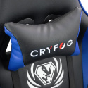 "Cryfog" Krzesło Gamingowe, obrotowe, fotel do grania CZARNY