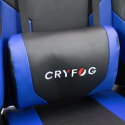 "Cryfog" Krzesło Gamingowe, obrotowe, fotel do grania CZARNY