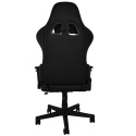 Krzesło gamingowe obrotowe dla gracza szare