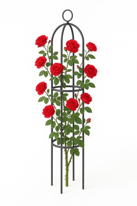 Metalowa pergola ogrodowa wspornik na róże 150cm Metalowa pergola ogrodowa wspornik na róże 150cm