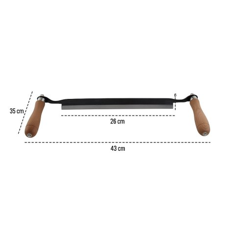Ośnik do korowania kory prosty 25cm Ośnik do korowania kory prosty 25cm