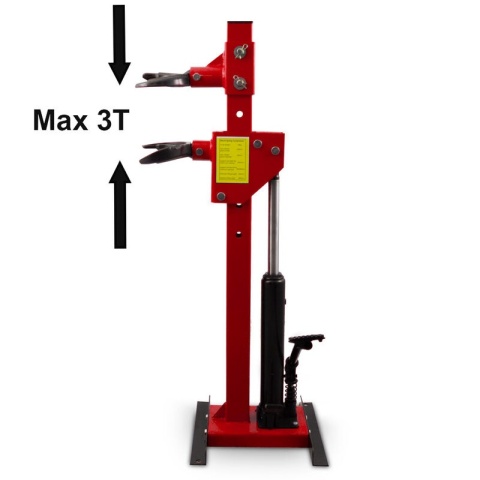 Ściągacz hydrauliczny do sprężyn 3T czerwony Ściągacz hydrauliczny do sprężyn 3T czerwony