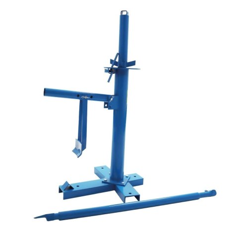 Montażownica do opon drążek montażowy stalowy niebieski regulowany