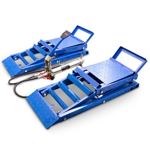 Rampy z podnośnikiem hydraulicznym najazdy samochodowe 2720kg