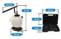 Ręczny napełniacz do oleju 7,5L + adaptery