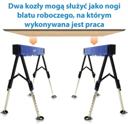 Składany koziołek roboczy 1 sztuka