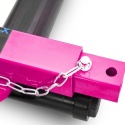 Wózek manewrowy hydrauliczny pod koła 1 sztuka magenta