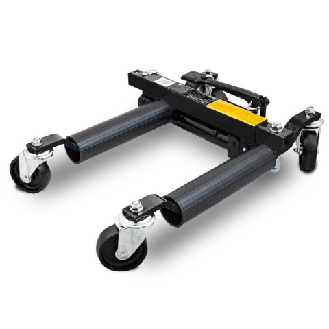 Wózek manewrowy hydrauliczny pod koła 4 sztuki czarny Wózek manewrowy hydrauliczny pod koła 4 sztuki czarny