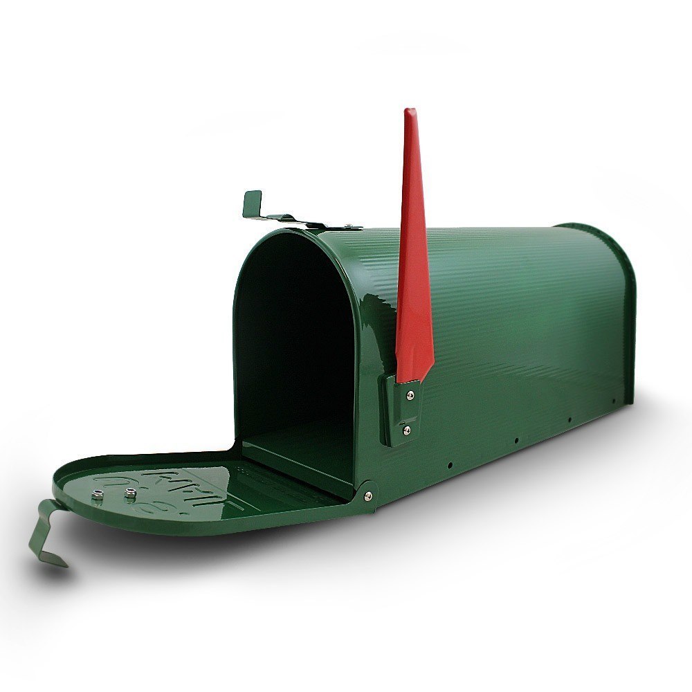 Skrzynka na listy amerykańska USA MAIL z uchwytem (zielony) Skrzynka na listy amerykańska USA MAIL z uchwytem (zielony)
