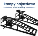 2x Rampa najazdowa podnośnik hydrauliczny 2T BITUXX czarne