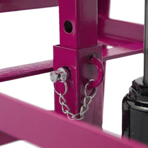 RAMPA RAMPY Z PODNOŚNIKIEM HYDRAULICZNYM 2 szt. MAGENTA