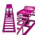 RAMPA RAMPY Z PODNOŚNIKIEM HYDRAULICZNYM 2 szt. MAGENTA